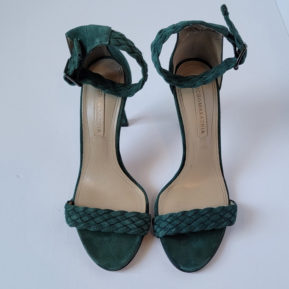 BCBCMaxAzria Suede Braid Strap Sandal